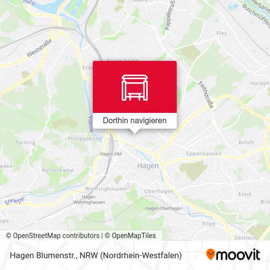 Hagen Blumenstr. Karte