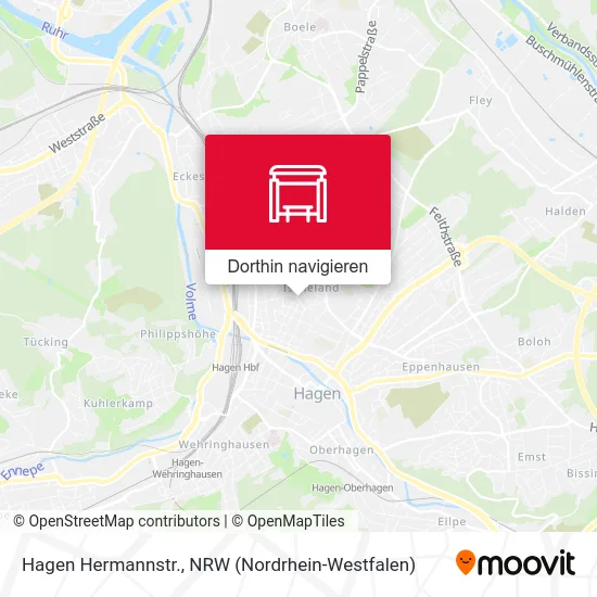 Hagen Hermannstr. Karte