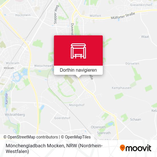 Mönchengladbach Mocken Karte