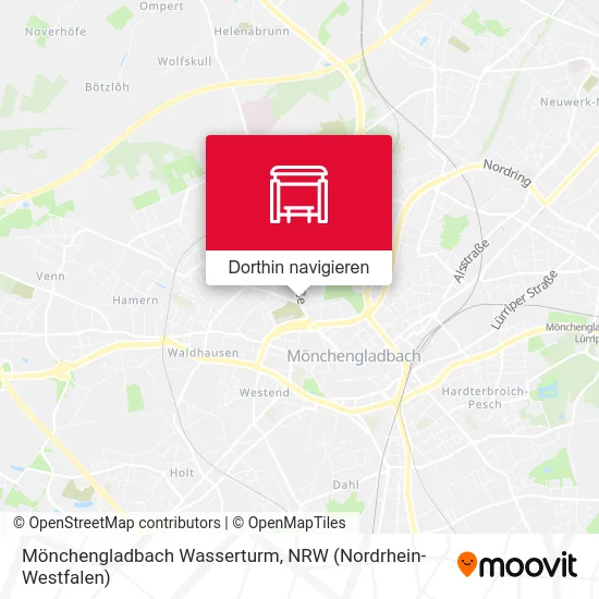 Mönchengladbach Wasserturm Karte