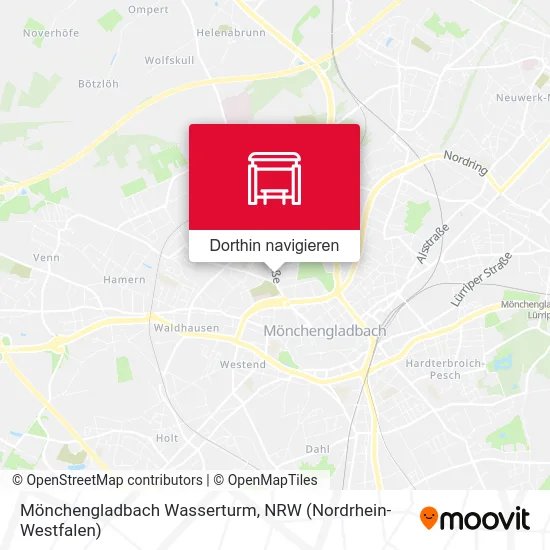 Mönchengladbach Wasserturm Karte