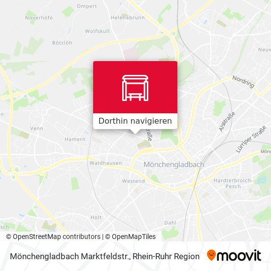 Mönchengladbach Marktfeldstr. Karte