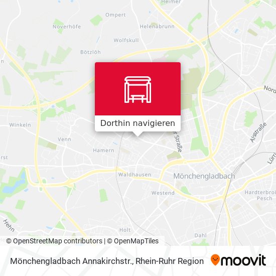 Mönchengladbach Annakirchstr. Karte