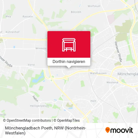 Mönchengladbach Poeth Karte