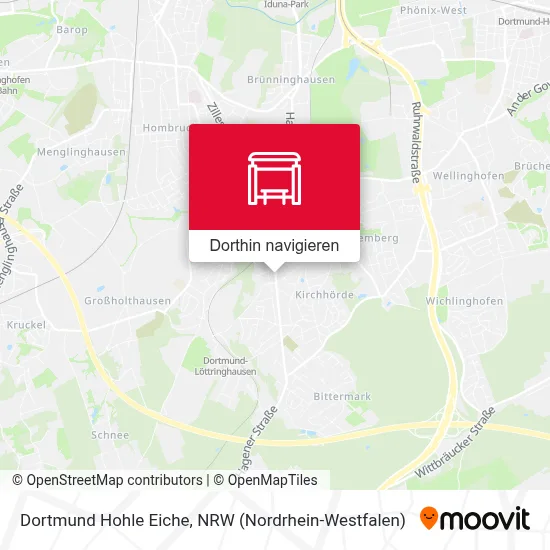 Dortmund Hohle Eiche Karte