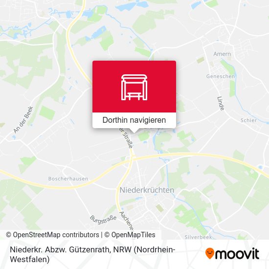 Niederkr. Abzw. Gützenrath Karte