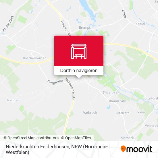 Niederkrüchten Felderhausen Karte