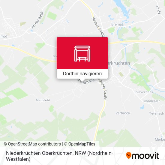 Niederkrüchten Oberkrüchten Karte