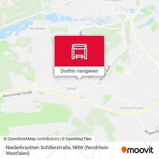 Niederkrüchten Schillerstraße Karte
