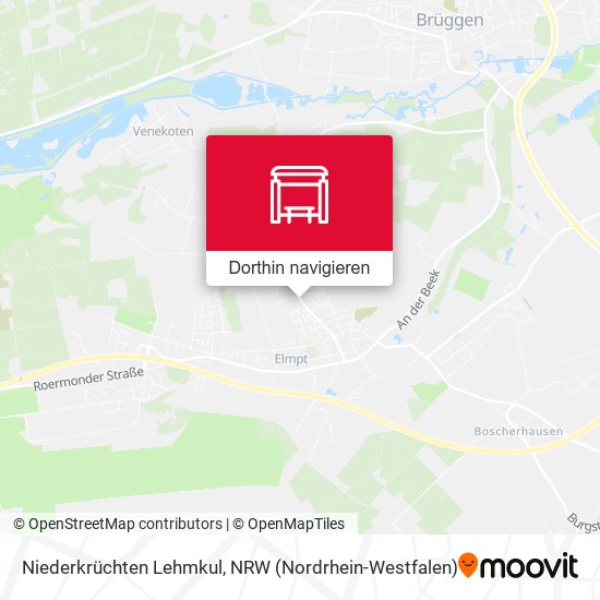 Niederkrüchten Lehmkul Karte
