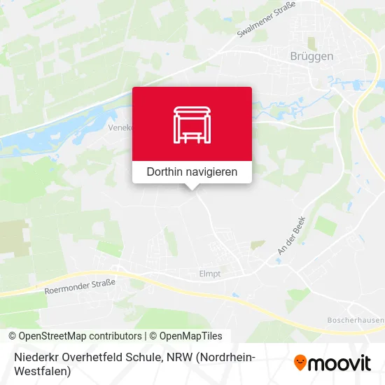 Niederkr Overhetfeld Schule Karte