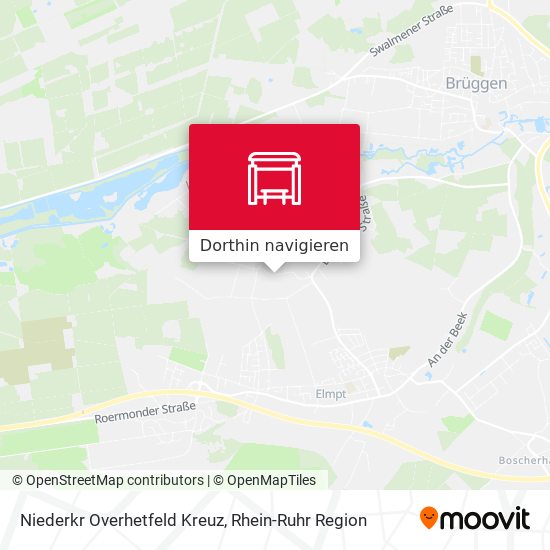 Niederkr Overhetfeld Kreuz Karte