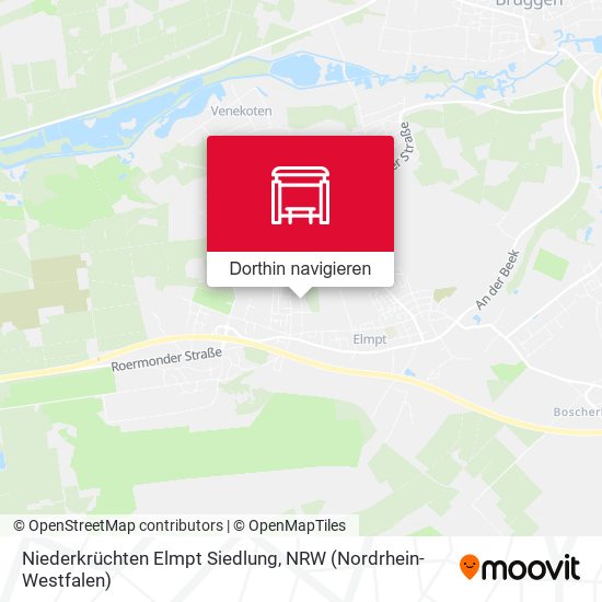 Niederkrüchten Elmpt Siedlung Karte