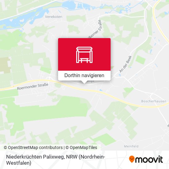 Niederkrüchten Palixweg Karte