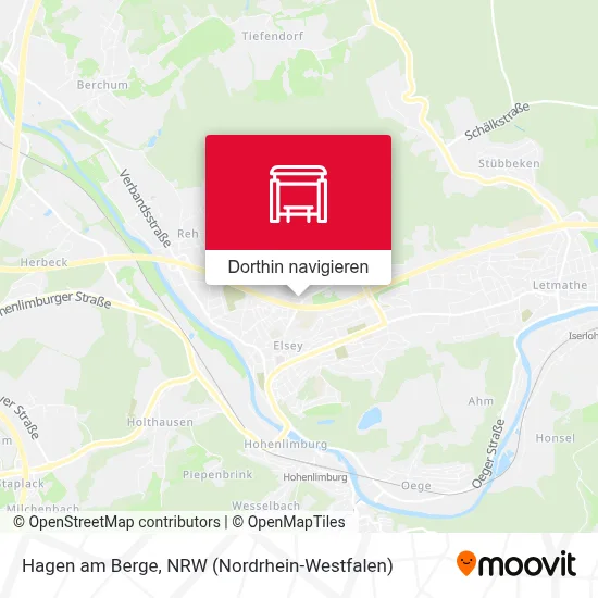 Hagen am Berge Karte