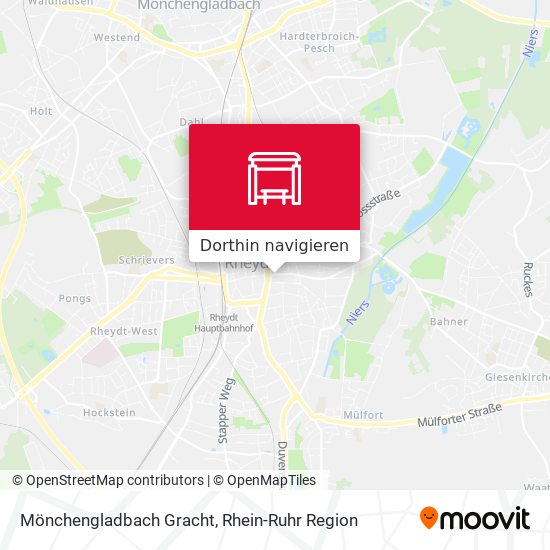 Mönchengladbach Gracht Karte