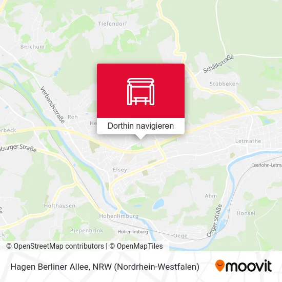 Hagen Berliner Allee Karte