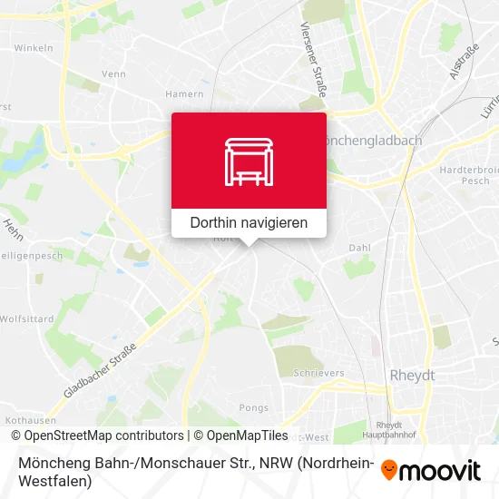 Möncheng Bahn-/Monschauer Str. Karte