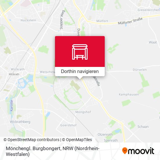 Mönchengl. Burgbongert Karte
