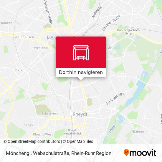 Mönchengl. Webschulstraße Karte
