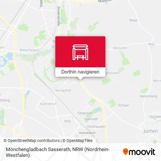 Mönchengladbach Sasserath Karte