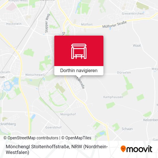 Mönchengl Stoltenhoffstraße Karte