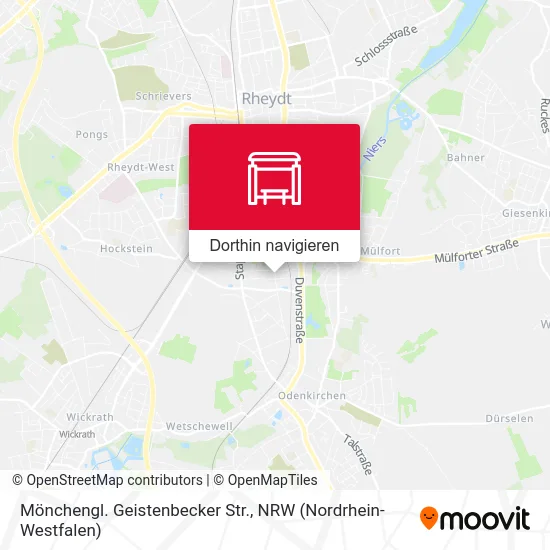 Mönchengl. Geistenbecker Str. Karte