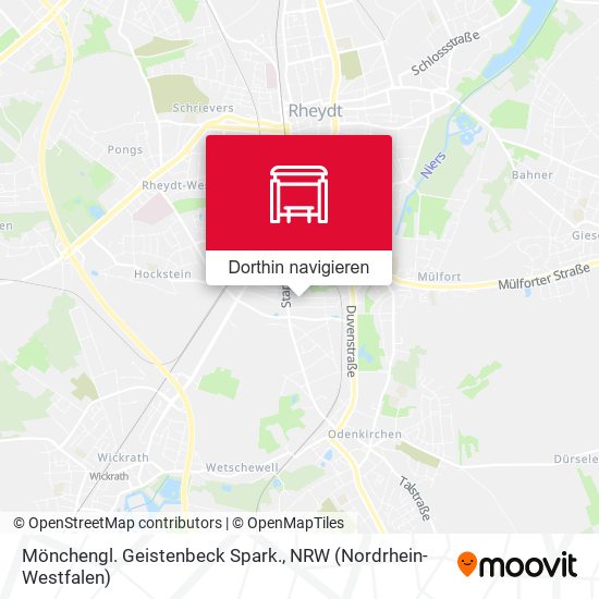 Mönchengl. Geistenbeck Spark. Karte