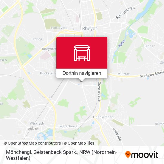 Mönchengl. Geistenbeck Spark. Karte