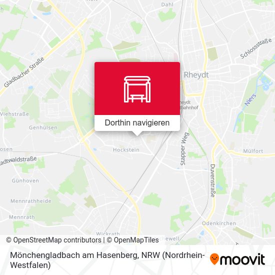 Mönchengladbach am Hasenberg Karte