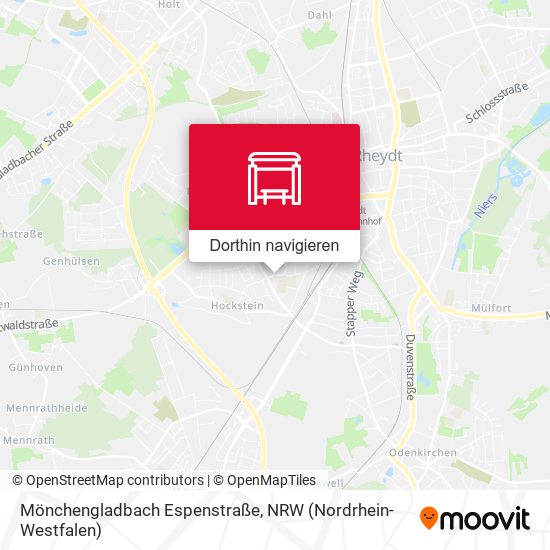 Mönchengladbach Espenstraße Karte