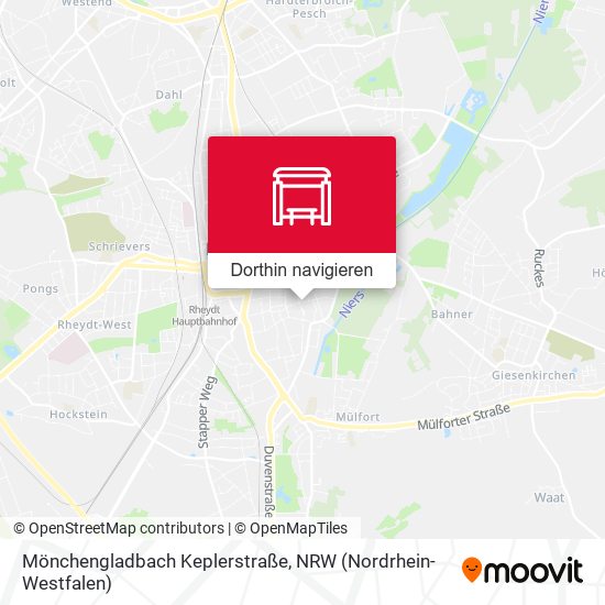 Mönchengladbach Keplerstraße Karte