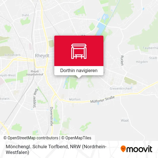 Mönchengl. Schule Torfbend Karte