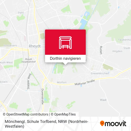 Mönchengl. Schule Torfbend Karte