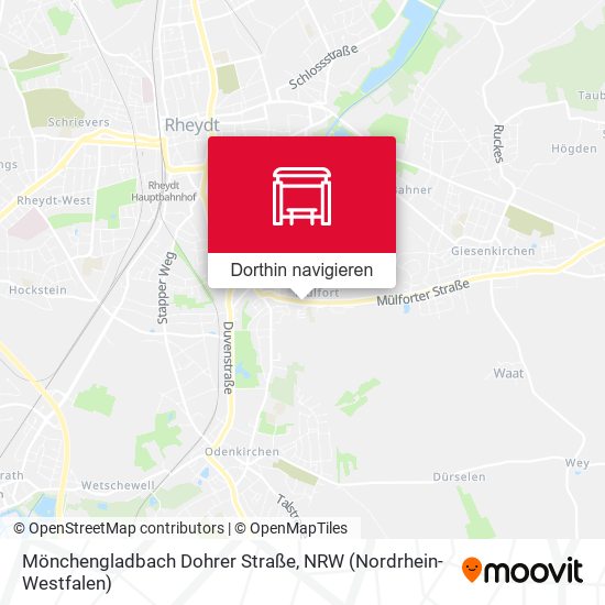 Mönchengladbach Dohrer Straße Karte