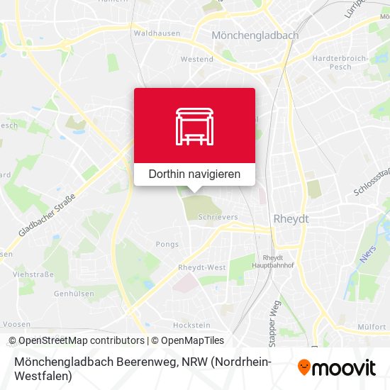 Mönchengladbach Beerenweg Karte