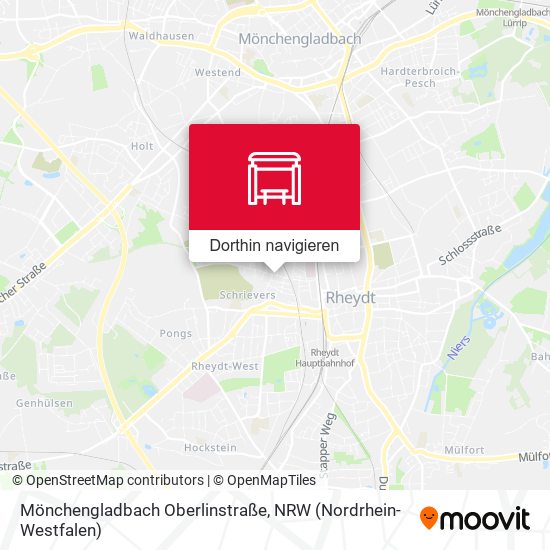 Mönchengladbach Oberlinstraße Karte