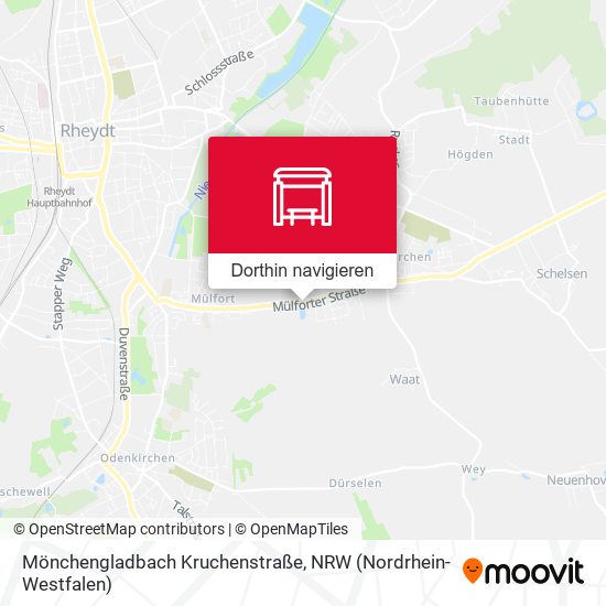 Mönchengladbach Kruchenstraße Karte
