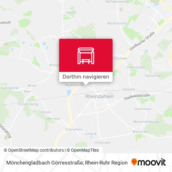 Mönchengladbach Görresstraße Karte