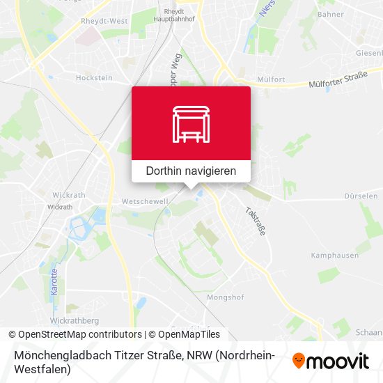 Mönchengladbach Titzer Straße Karte