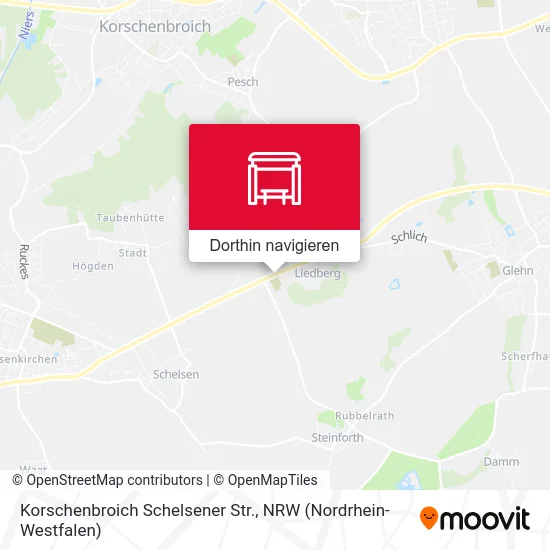 Korschenbroich Schelsener Str. Karte