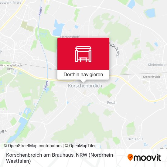 Korschenbroich am Brauhaus Karte