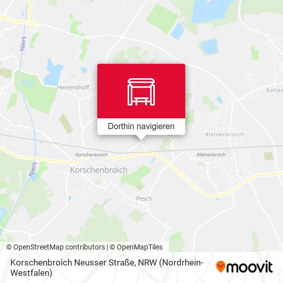 Korschenbroich Neusser Straße Karte