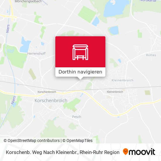 Korschenb. Weg Nach Kleinenbr. Karte
