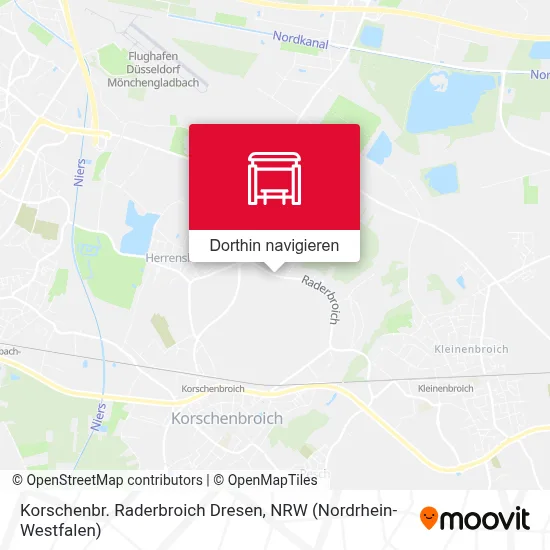 Korschenbr. Raderbroich Dresen Karte