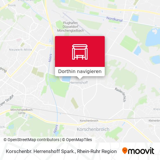 Korschenbr. Herrenshoff Spark. Karte