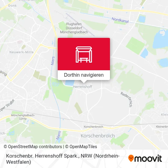 Korschenbr. Herrenshoff Spark. Karte