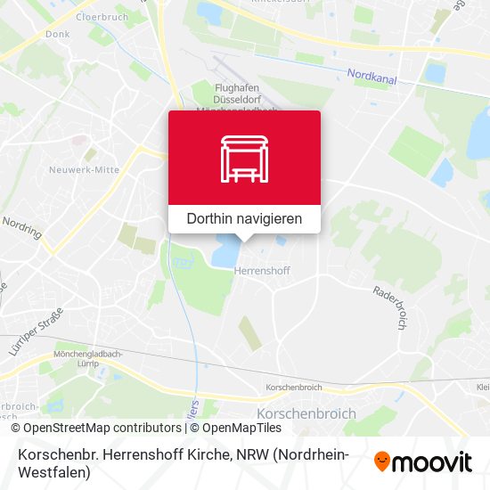 Korschenbr. Herrenshoff Kirche Karte