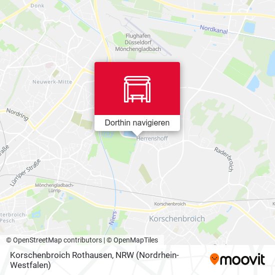 Korschenbroich Rothausen Karte