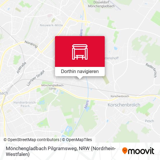 Mönchengladbach Pilgramsweg Karte